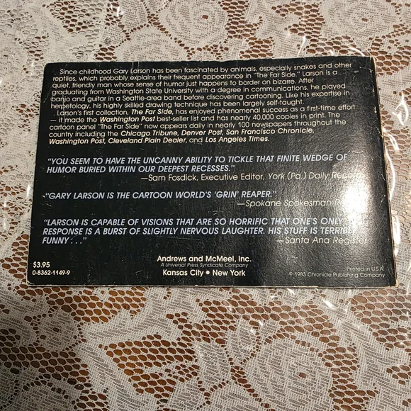 Beyond The Far Side by Gary Larson - Black Cover - Picture 2 of 7